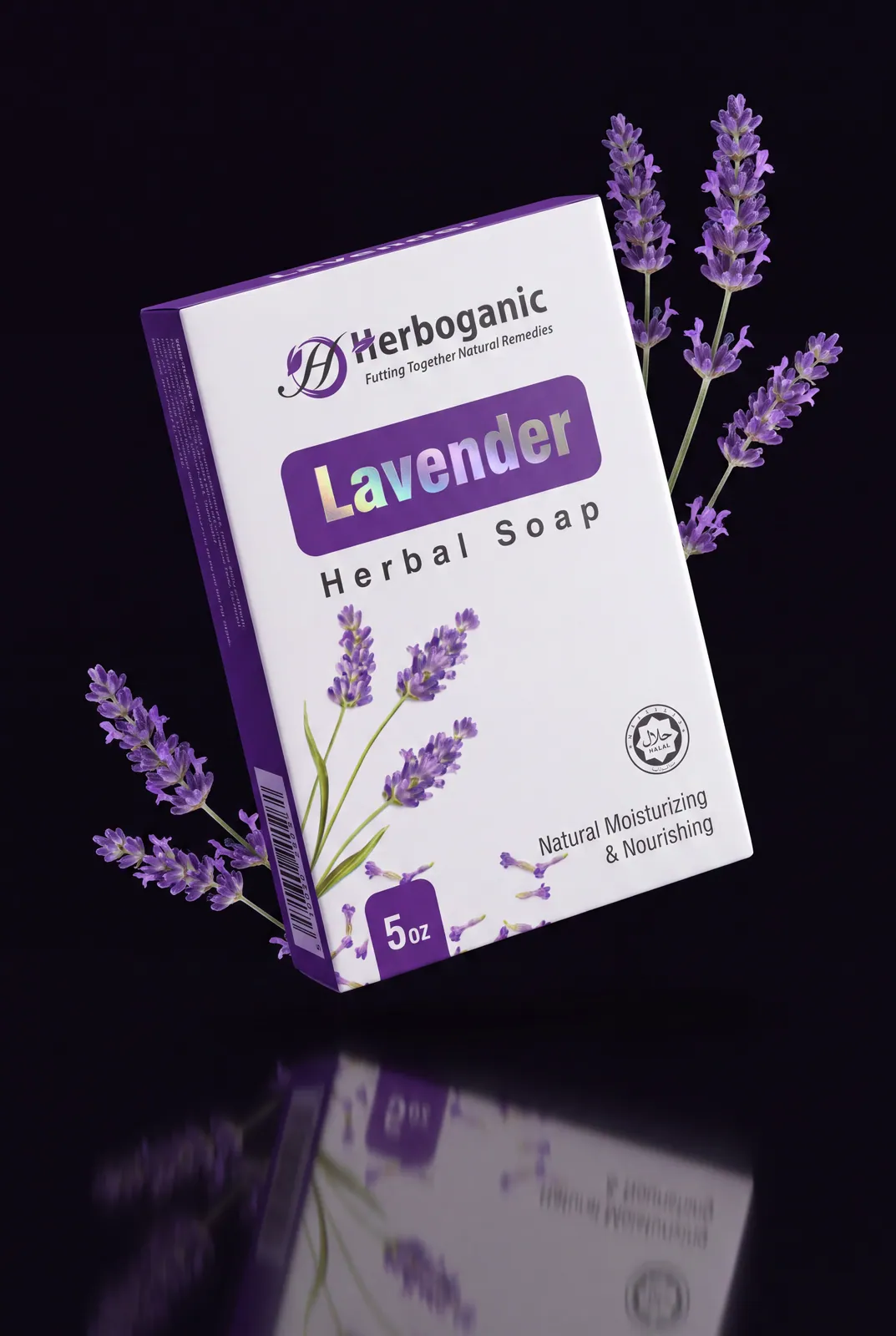 Lavender Herbal Soap · 5 oz by Herboganic