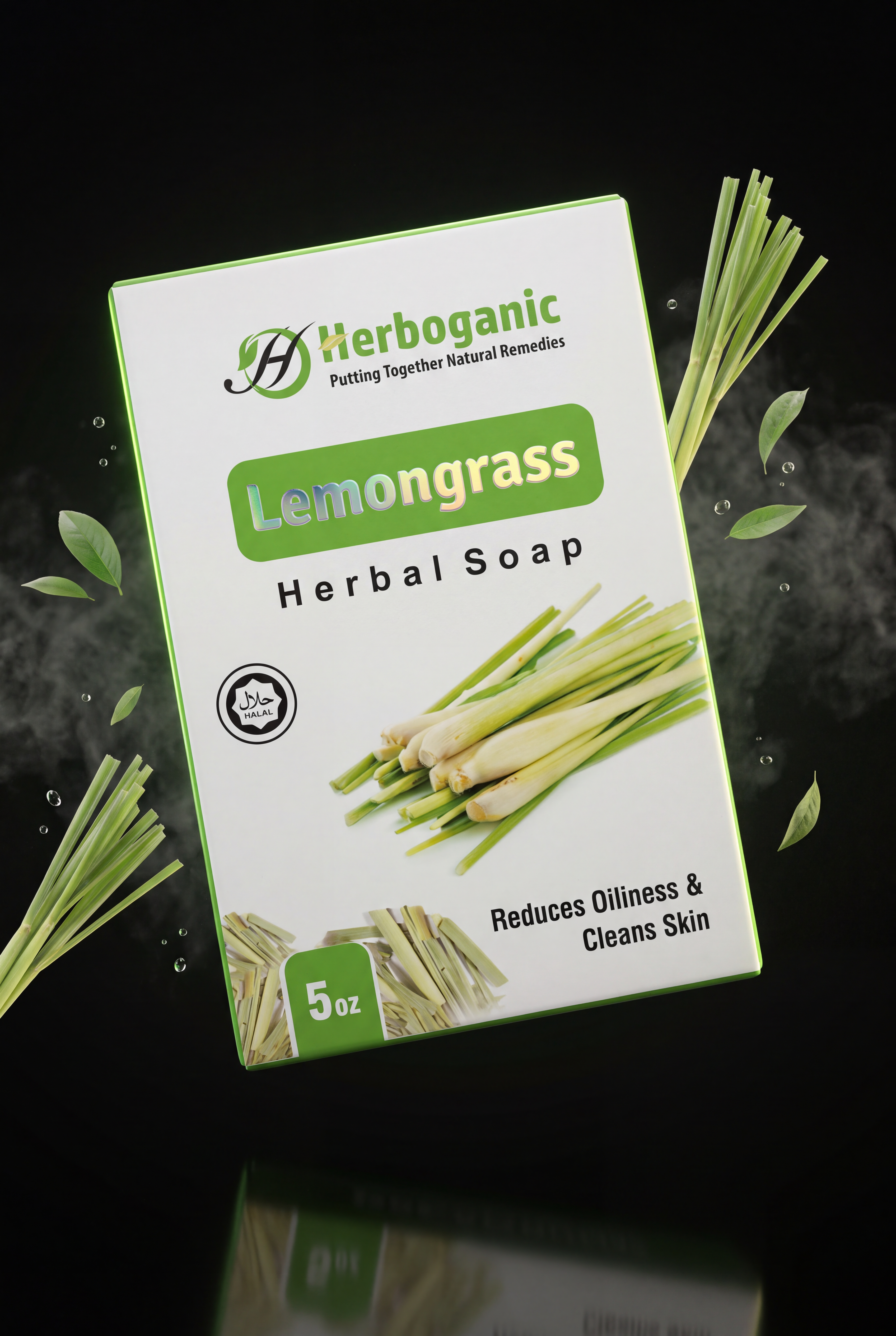 Lemongrass Herbal Soap · 5 oz by Herboganic
