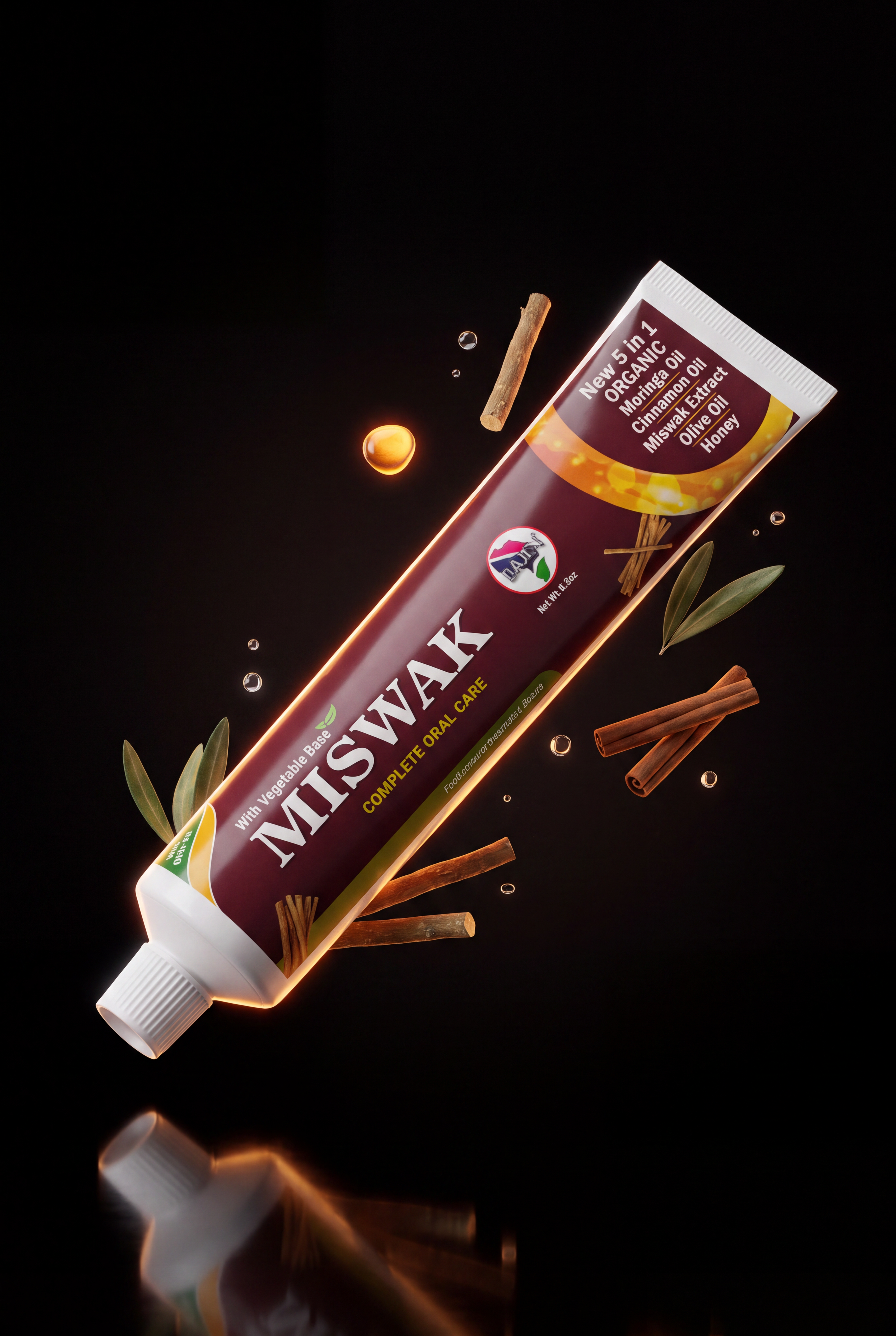 Miswak 5-in-1 Organic Complete Oral Care · 6.3 oz by Bajen