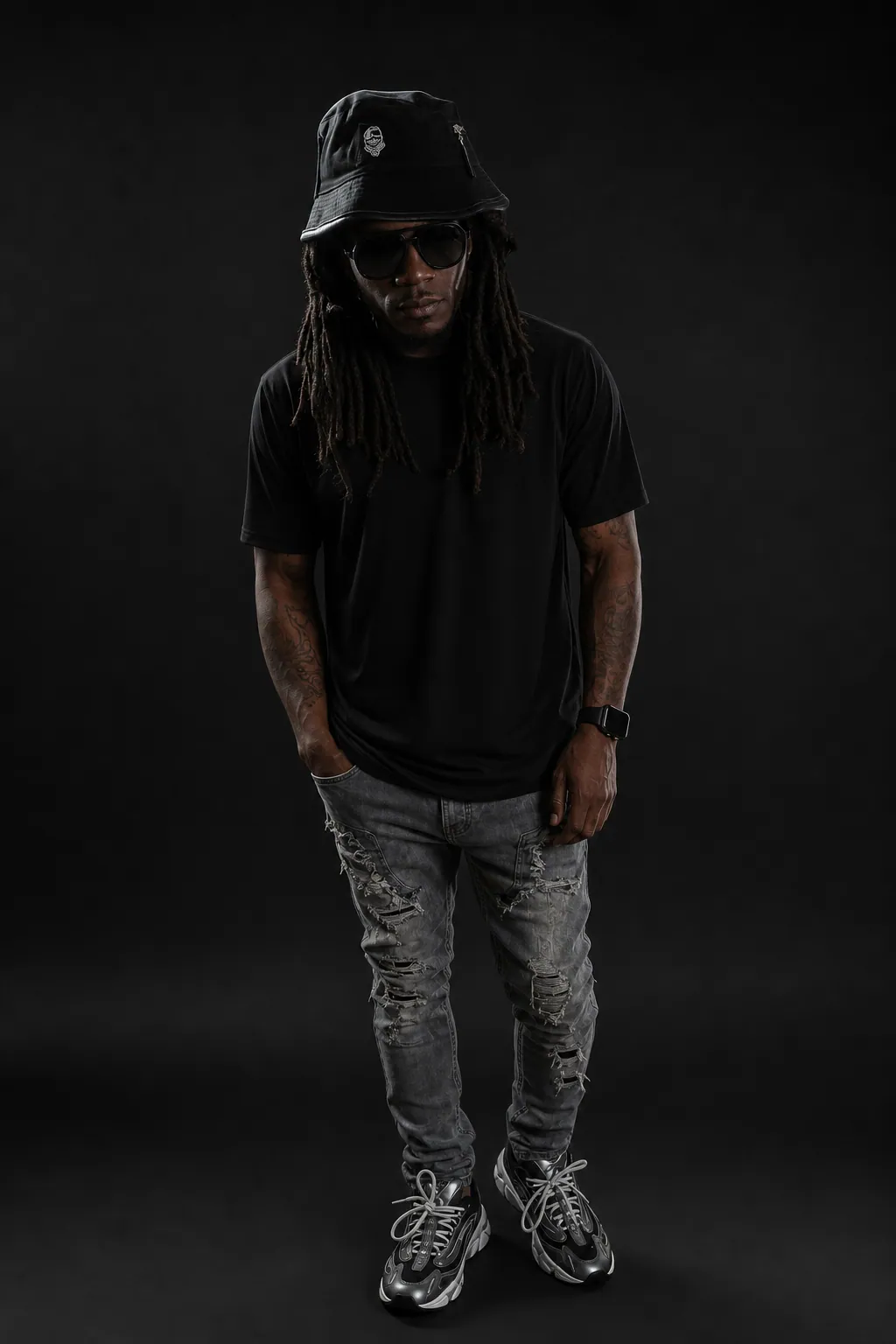 Everyday Carry — Premium Tee + Bucket Hat