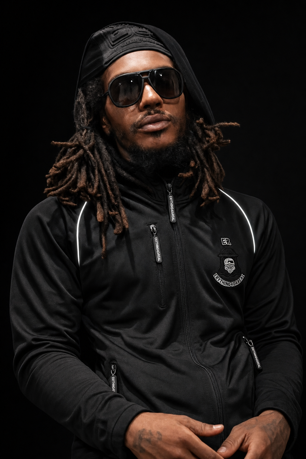 All Black Ops — Tracksuit + Du-Rag