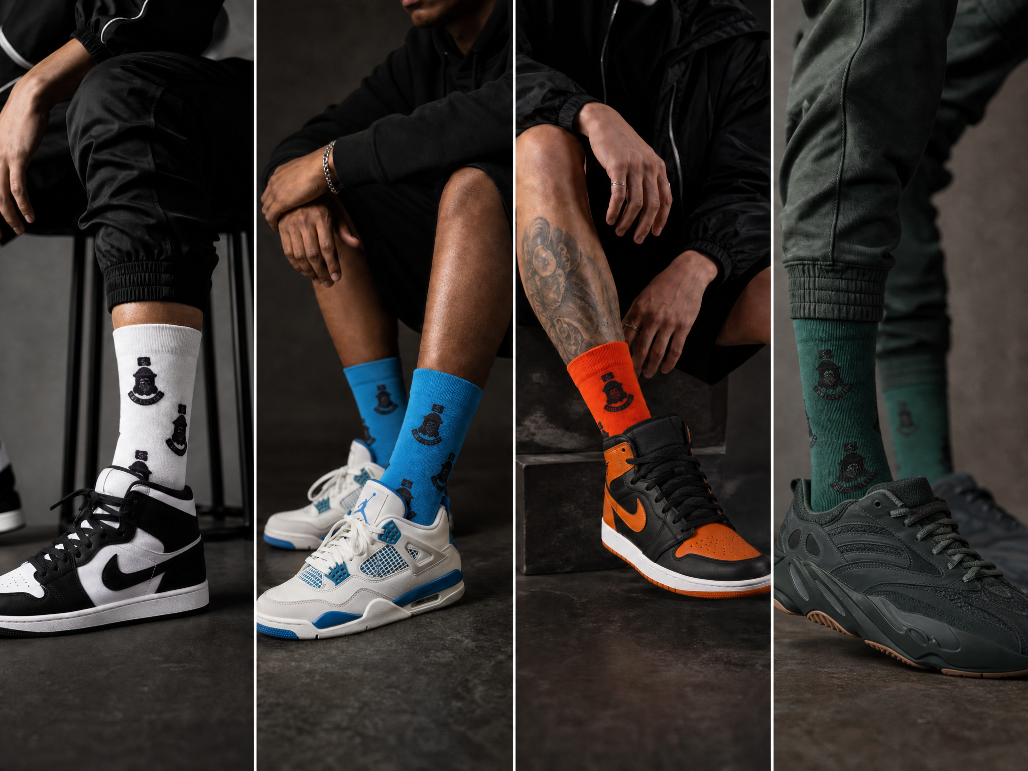 Emblem Crew Socks — Every Colorway